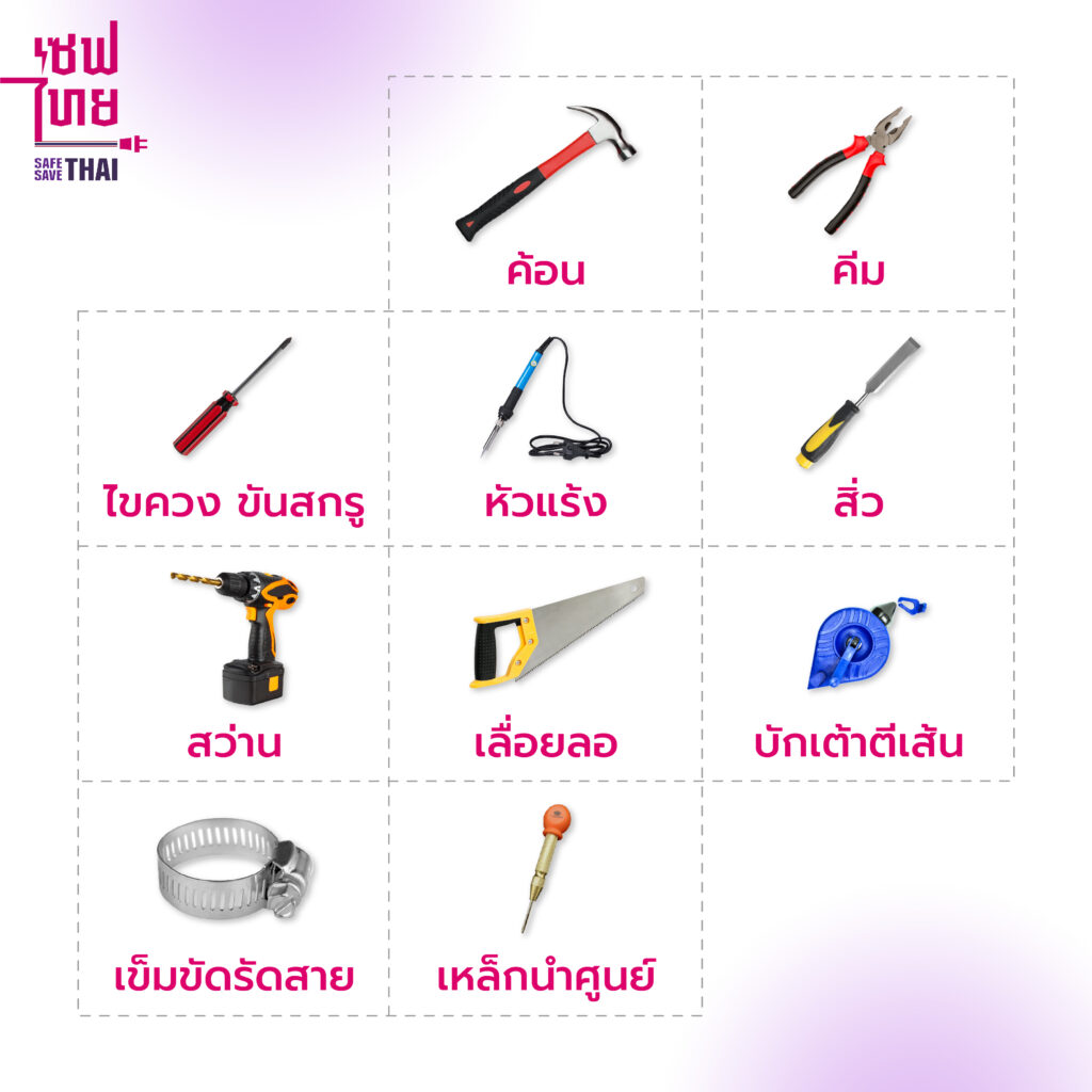 อุปกรณ์เดินสายไฟภายในบ้าน